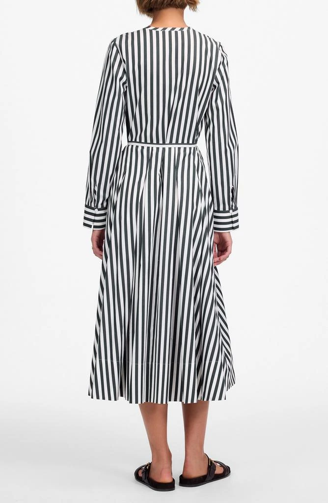Madewell Janis Stripe Long Sleeve Cotton Poplin Shirtdress 2