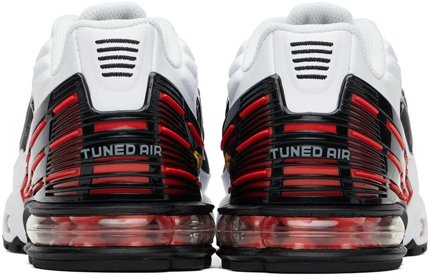 NIKE White & Gray Air Max Plus 3 Sneakers 2