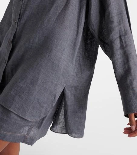 Brunello Cucinelli Oversized linen shirt 5