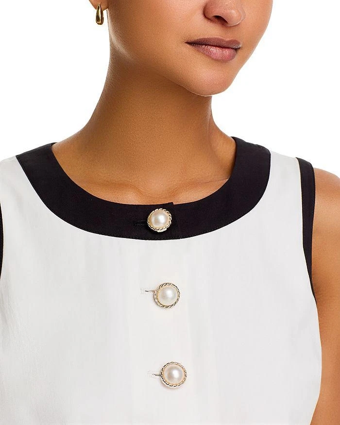 AQUA Contrast Trim Sleeveless Top - Exclusive 4