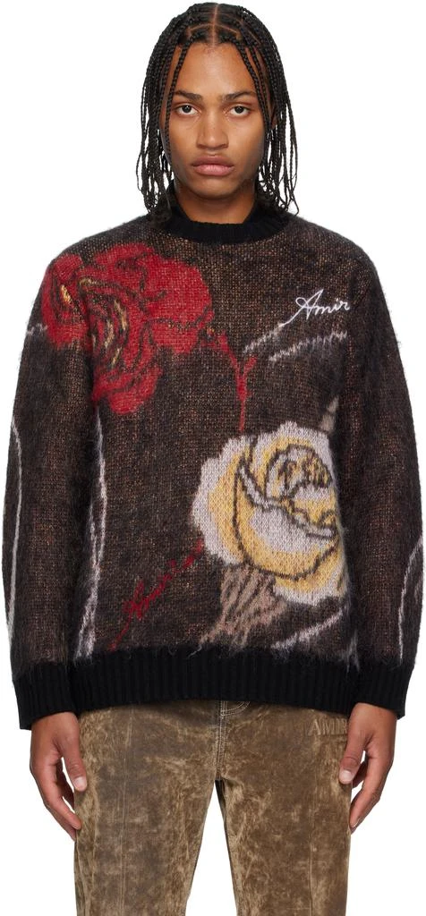 AMIRI Multicolor Floral Crewneck Sweater 1