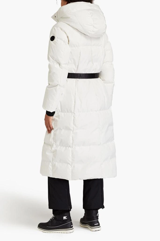 Fusalp Quilted belted shell hooded down coat 3