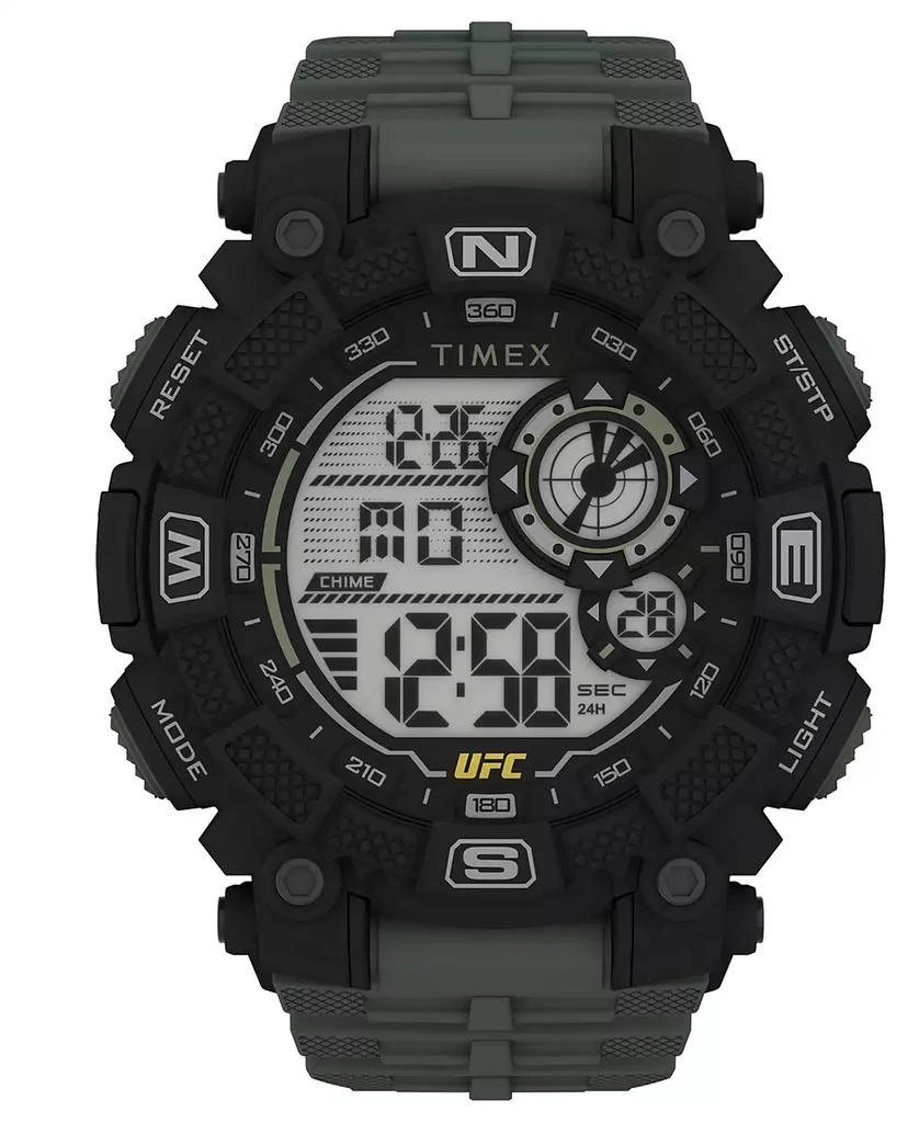 Timex UFC Men's Quartz Redemption Resin Green Watch, 50mm 1