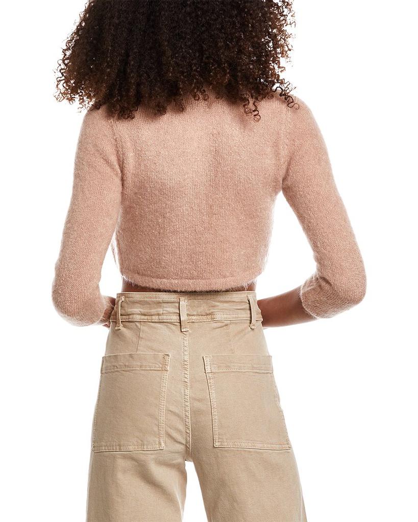 JoosTricot JoosTricot Bow Mohair & Silk-Blend Sweater
