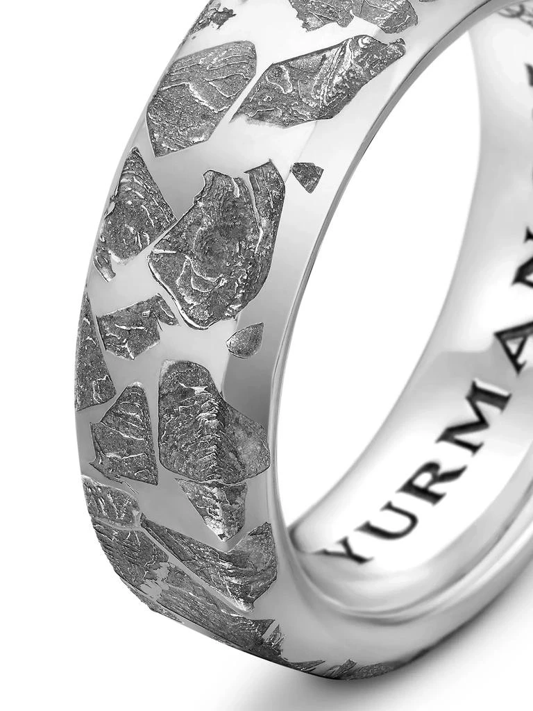 David Yurman Meteorite Band Ring in Sterling Silver, 8.5MM 5