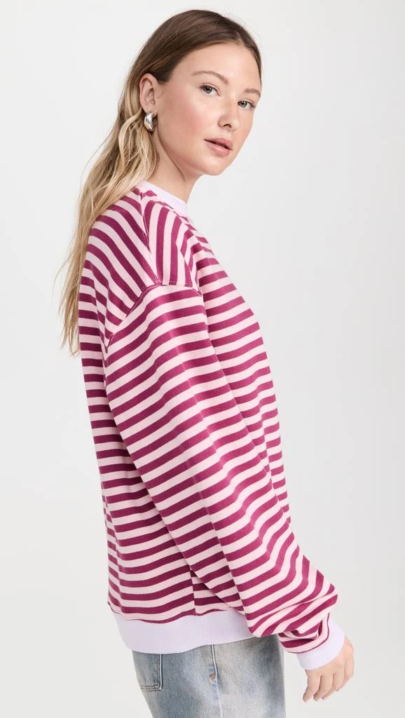Free People Classic Striped Crew Sweatshirt 4