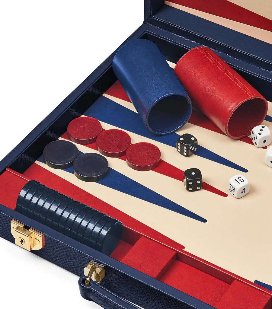 Aspinal of London Leather Backgammon Set (45cm) 7