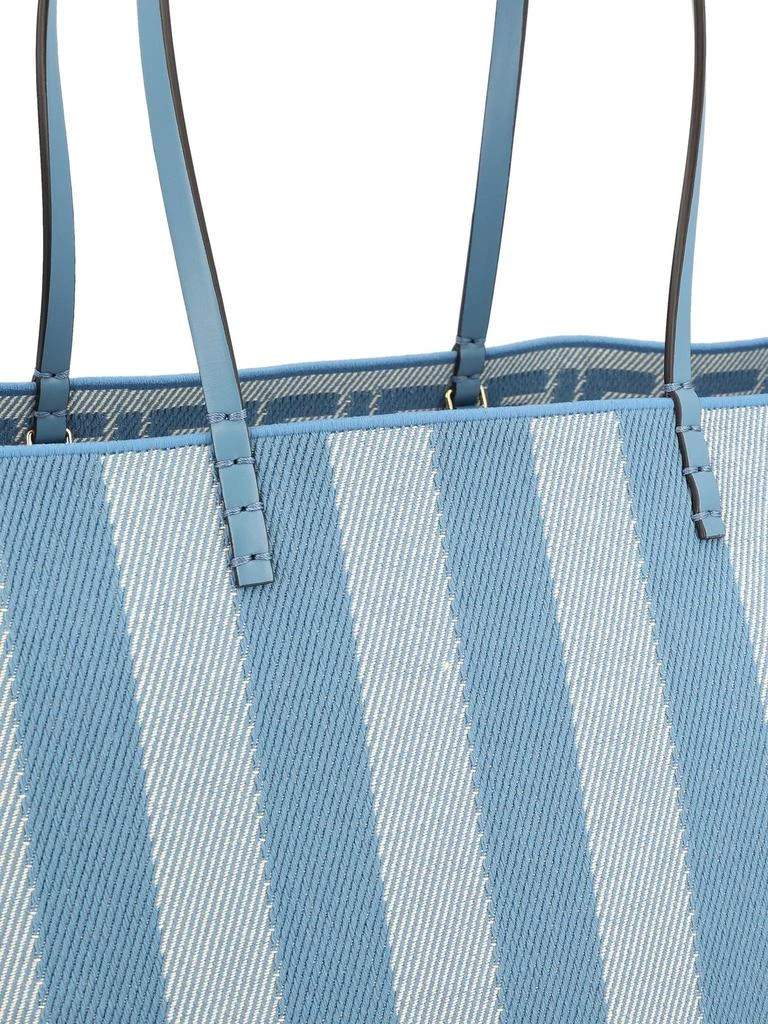 Fendi Fendi Roll Striped Reversible Large Tote Bag 4