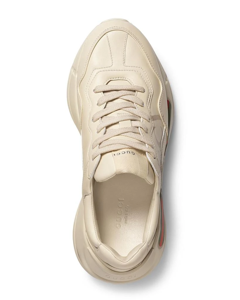 Gucci Women's Rhyton Leather Sneakers 4