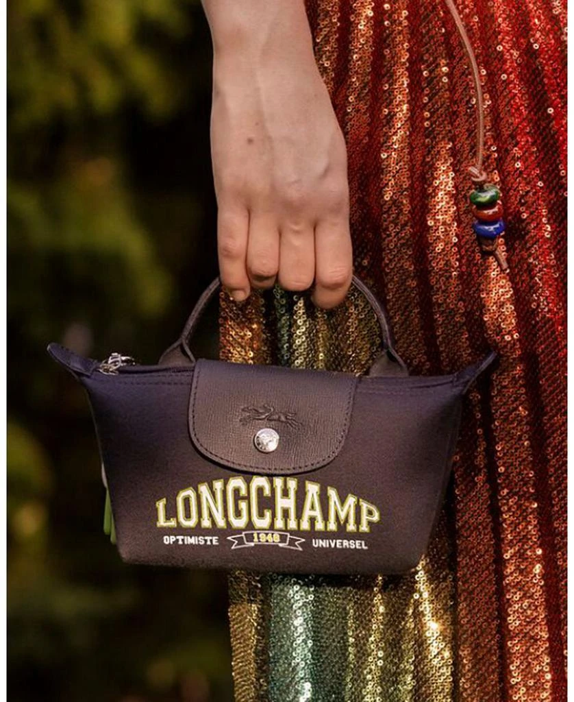 Longchamp Le Pliage University Cotton Jersey Mini Pouch 7