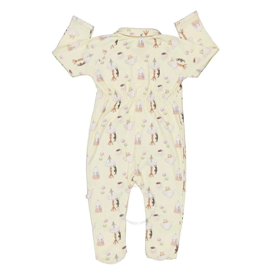 Marie Chantal Infant Kittens Tea Party Cotton Sleepsuit 2