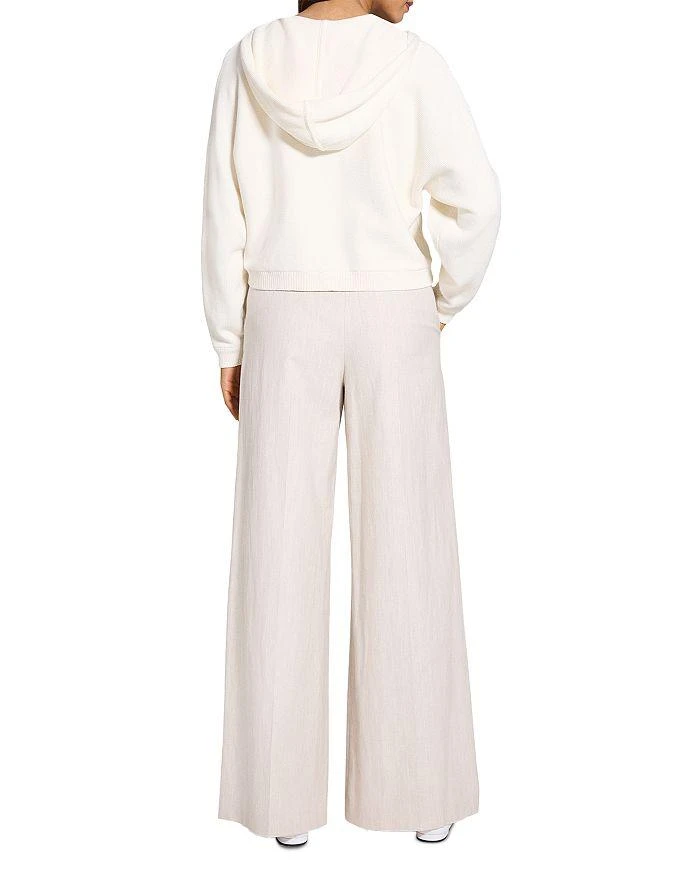 Theory Zip-Up Hoodie in Rounded Cotton Blend 4