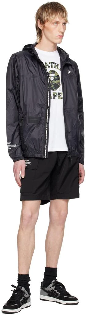 AAPE by A Bathing Ape Black Drawstring Shorts 4