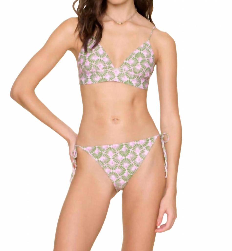 XIRENA Bensyn Bikini Top In Emerald Shells