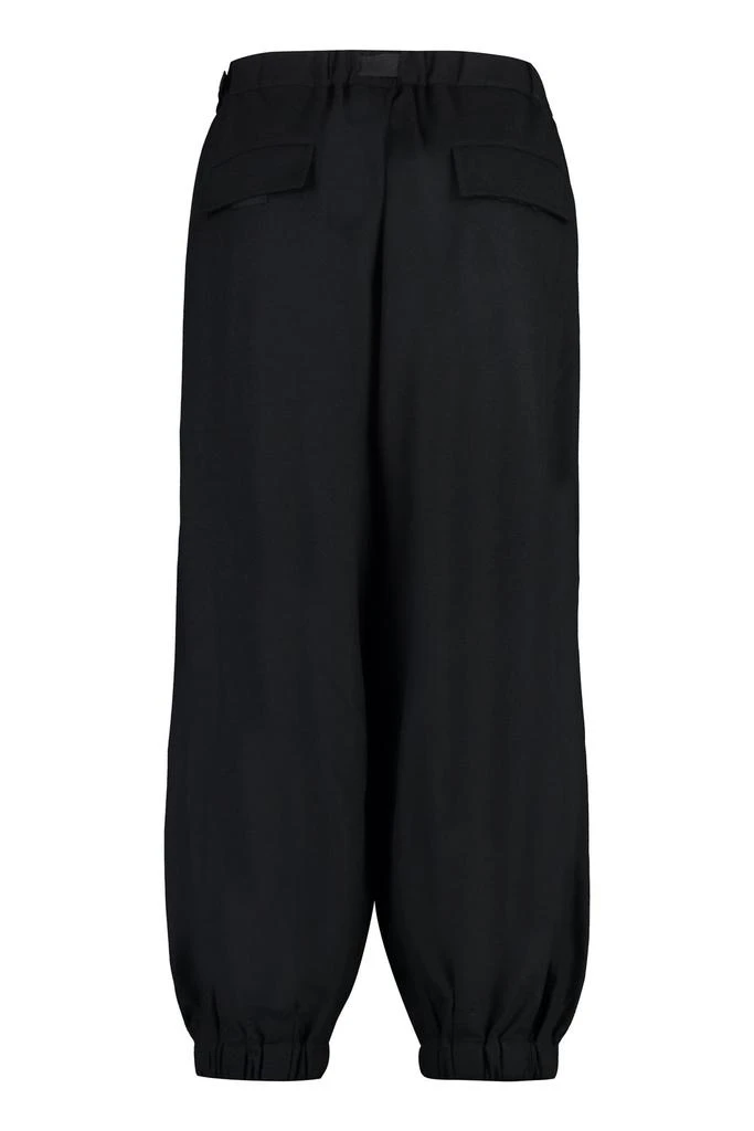 Y-3 Y-3 Buckle-Belted Logo Patch Trousers 2