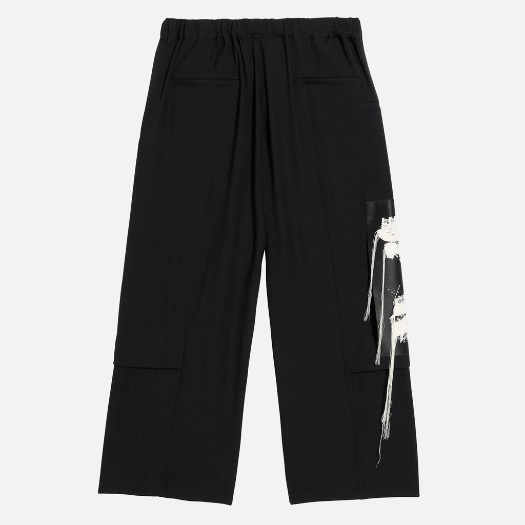 Y-3 Sport Uniform Twill Wide-Leg Trousers 5