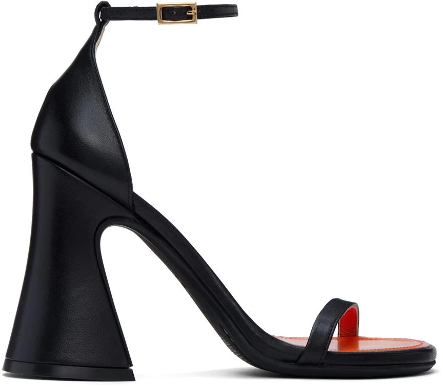 Marni Black Block Heeled Sandals 1