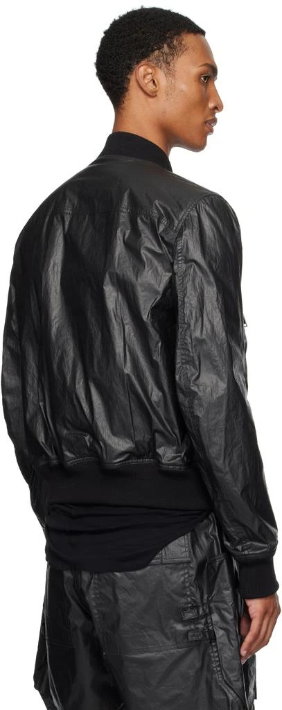 Rick Owens Black Bauhaus Flight Bomber Jacket 3