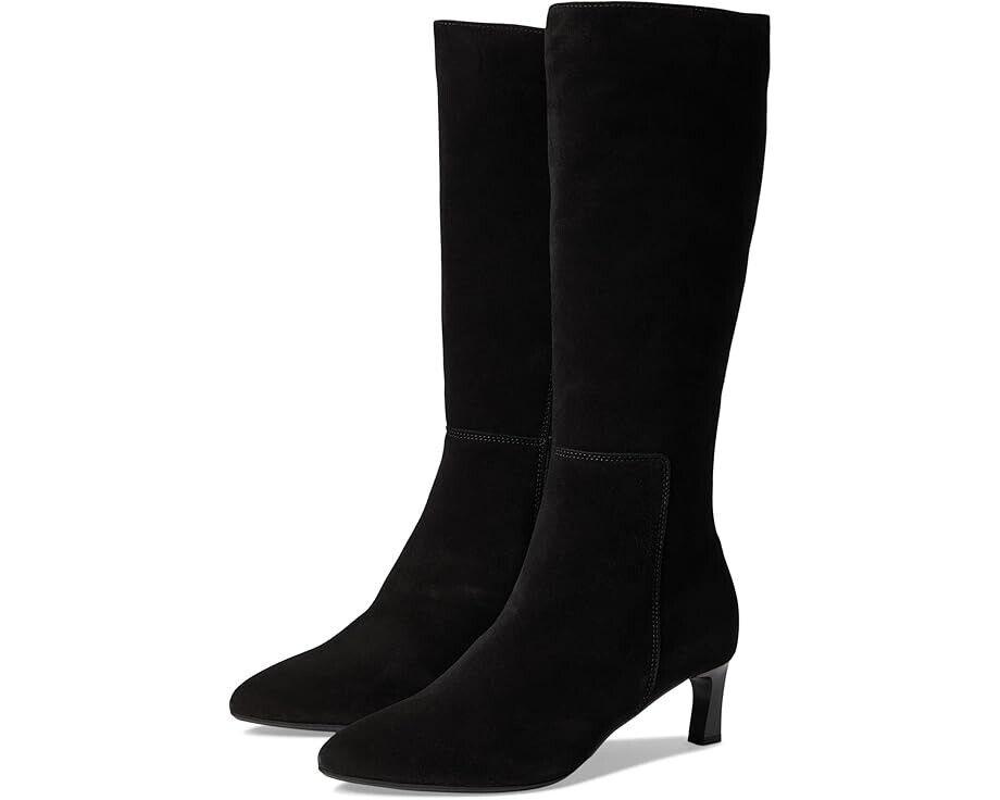 La Canadienne Alister Booties Women's US 7.5 Black Suede Knee-High Boots ZPO2765
