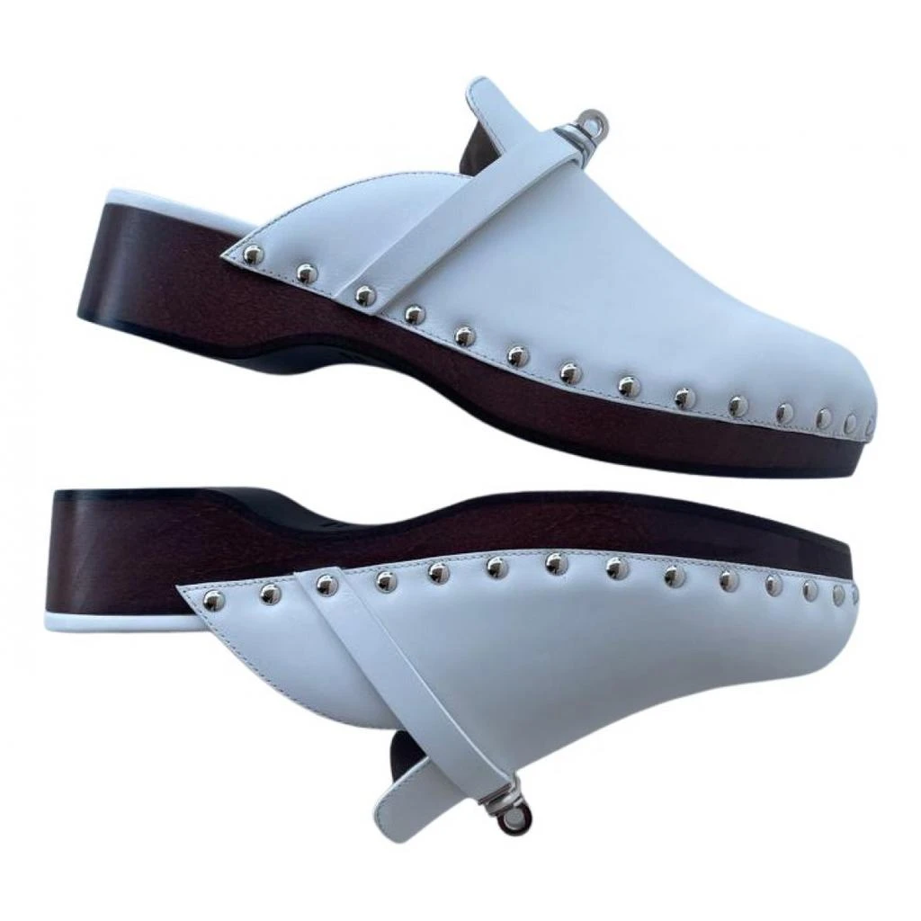 Hermes Hermès Carlotta leather mules & clogs 1