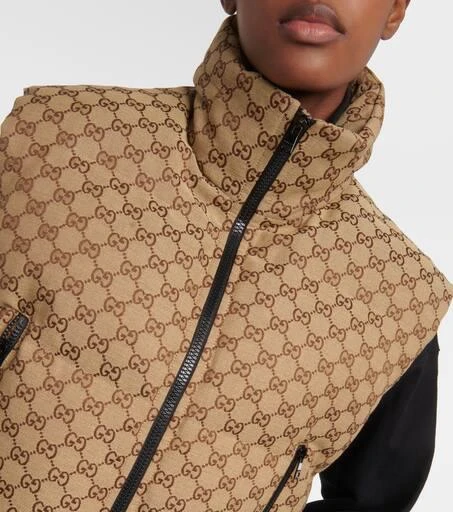 Gucci GG canvas puffer vest 4