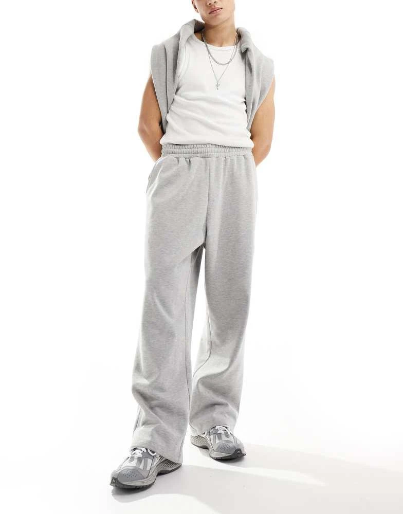 COLLUSION COLLUSION Relaxed skate joggers in grey marl Joggers