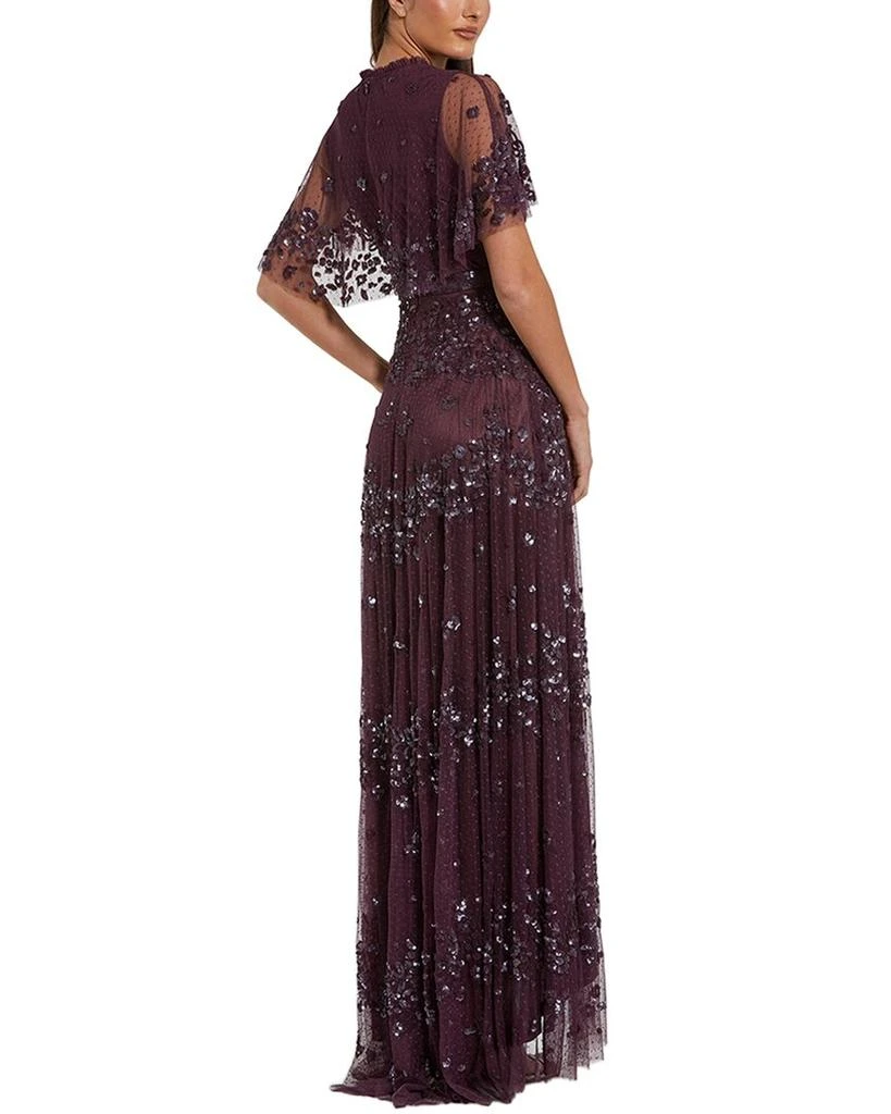 Sequined High Neck Flutter Sleeve A Line Gown  On Sale Now with Up to 56%  Off | Discover Exclusive Deals & Savings at BeyondStyle  Authentic Mac  Duggal dresses|clothing|women with Limited-Time
