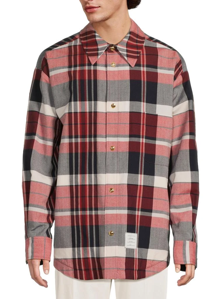 Thom Browne Checked Wool Shirt 1