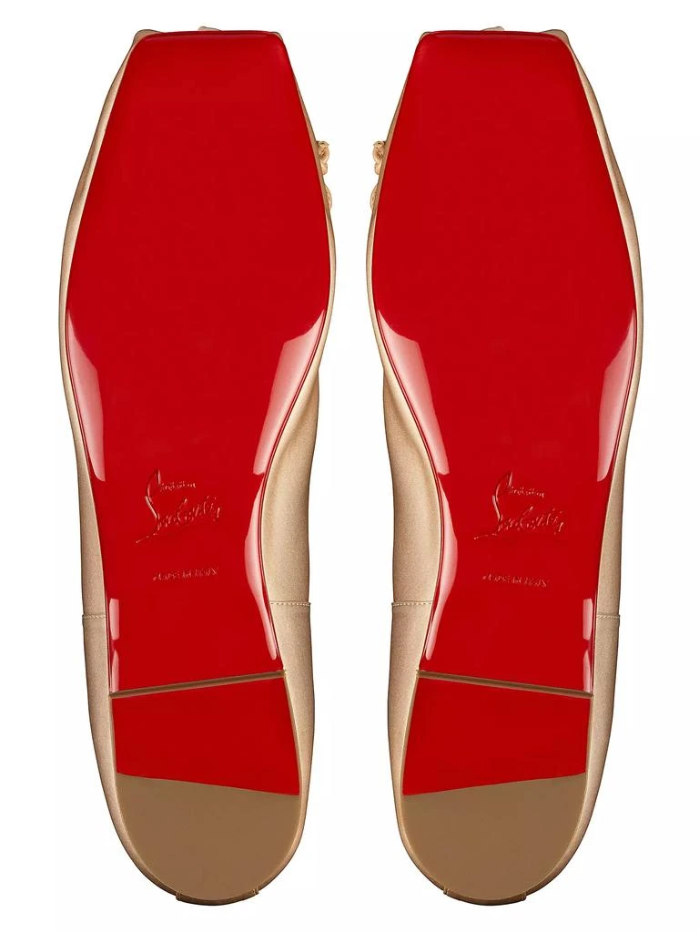 Christian Louboutin Mamadrague Satin Ballerina Flats 5