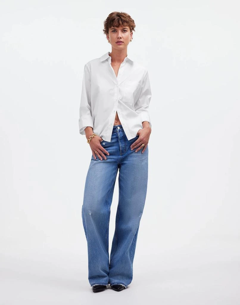Madewell Easy Y-Neck Button-Up Shirt 2