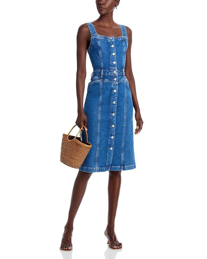 Rails Malibu Square Neck Denim Dress 3
