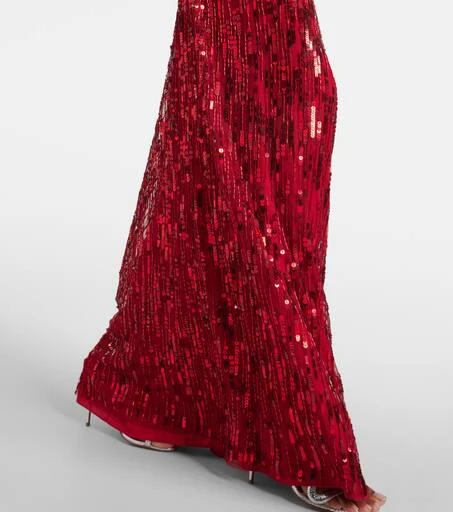 Jenny Packham Sungem sequined gown 5