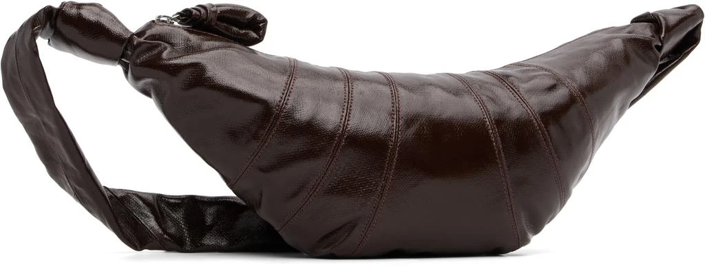 Lemaire Burgundy Medium Croissant Bag 2