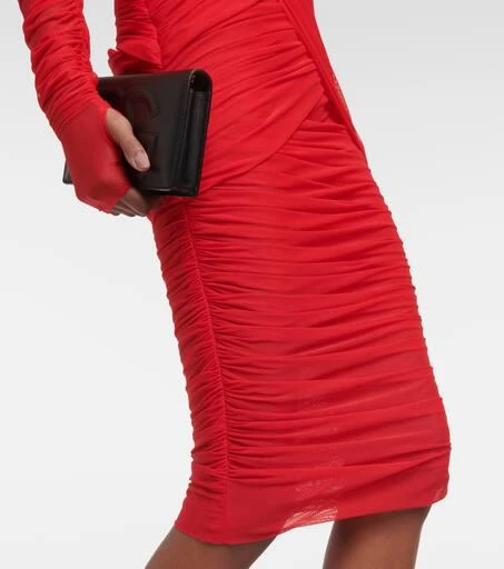 Dolce & Gabbana Draped tulle midi dress 6