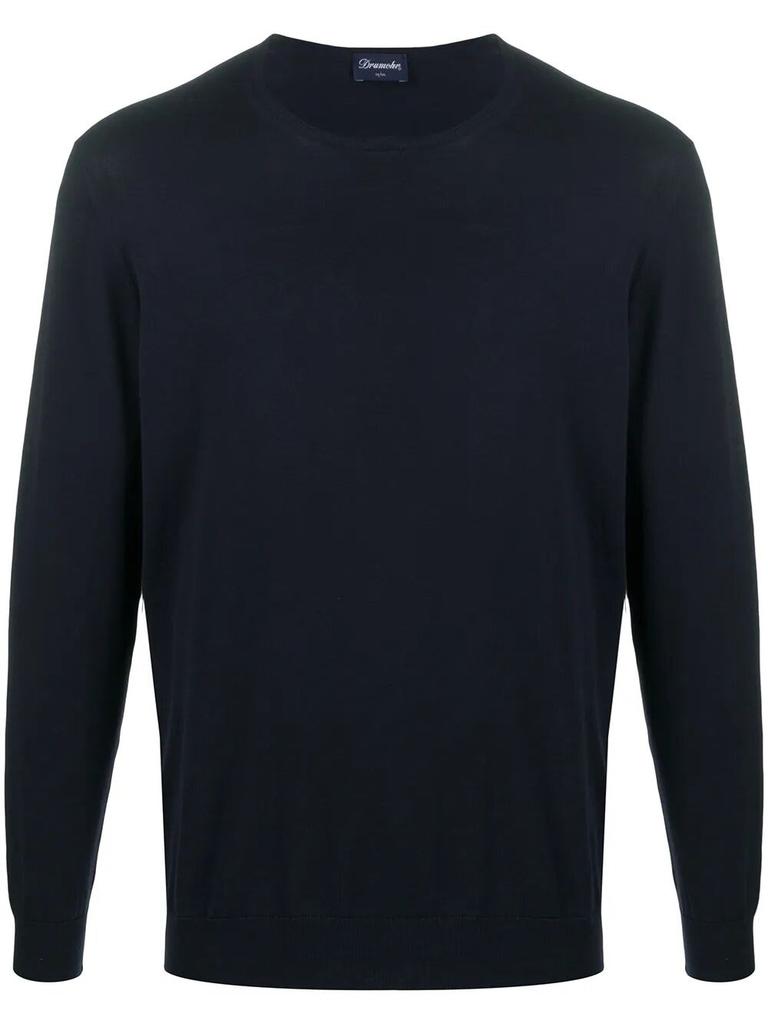 DRUMOHR Drumohr Long Sleeve Crew-Neck Sweater