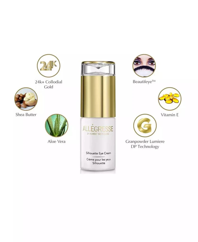 Allegresse 24 Karat Skin Care Allegresse 24K Skincare Silhouette Eye Cream 1.0 oz 3