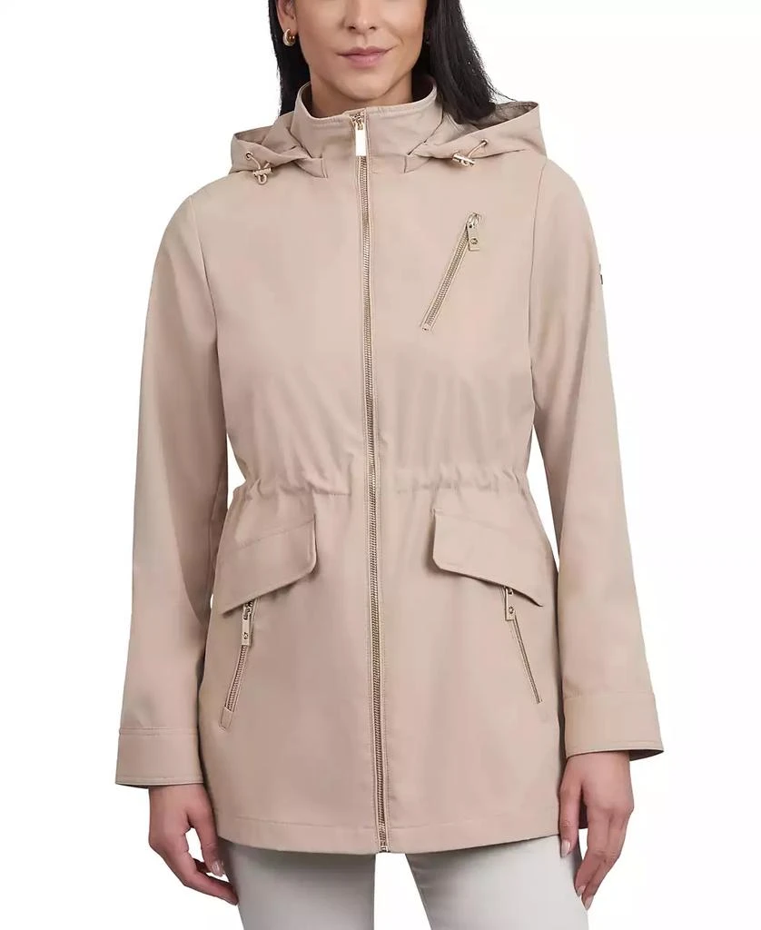 Michael Kors Women's Hooded Water-Resistant Anorak Coat 1