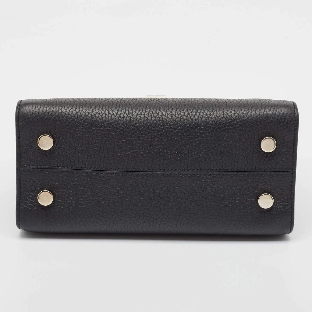 Dior Dior Black Leather Mini Diorever Top Handle Bag 8