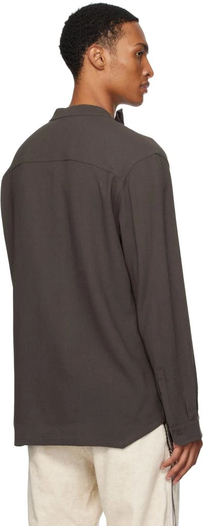 Rick Owens Gray Concordians Island Shirt 3