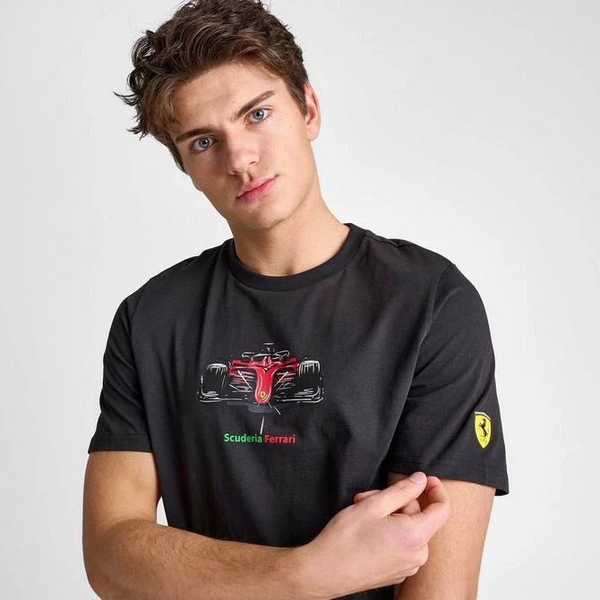 Puma Men's Puma Scuderia Ferrari F1 Race Graphic T-Shirt 5