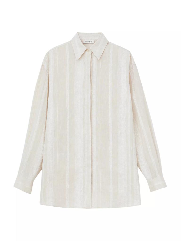 Lafayette 148 New York Boyfriend Oversized Shirt