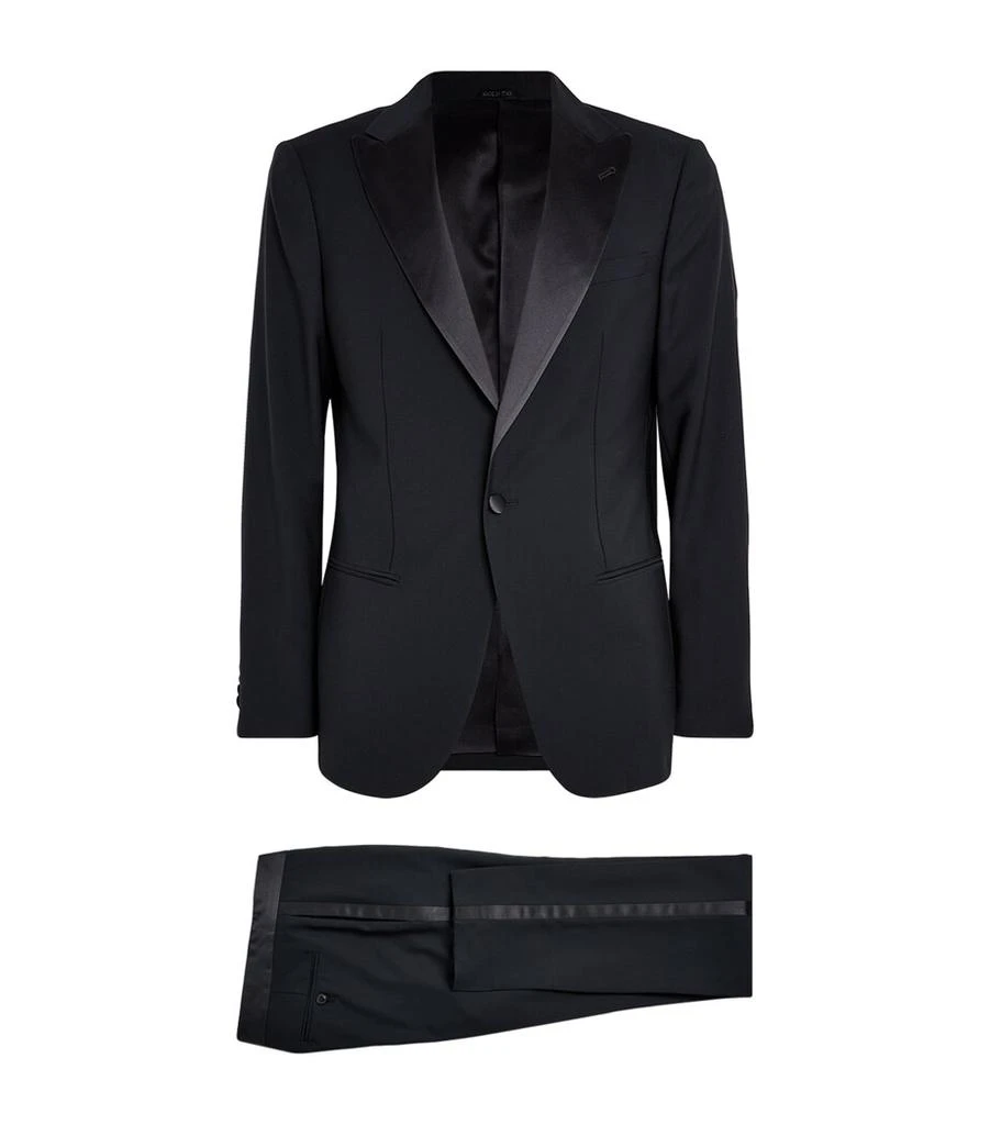 Giorgio Armani Virgin Wool-Silk 2-Piece Soho Tuxedo 1