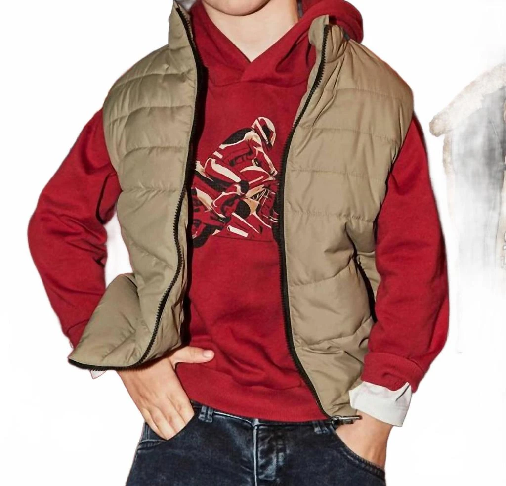 Mayoral Quilted Gilet In Cashew