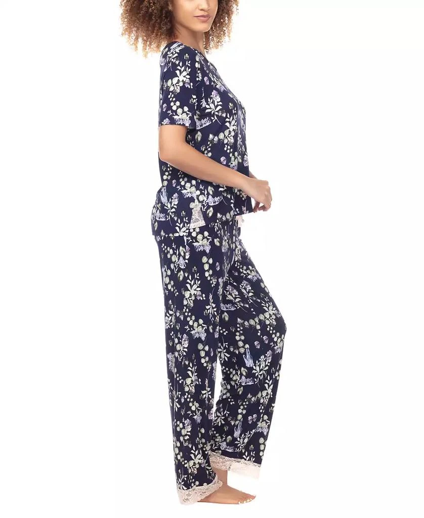 Honeydew Intimates Women's Something Sweet Rayon Pant Pajama Set, 2 Piece 3