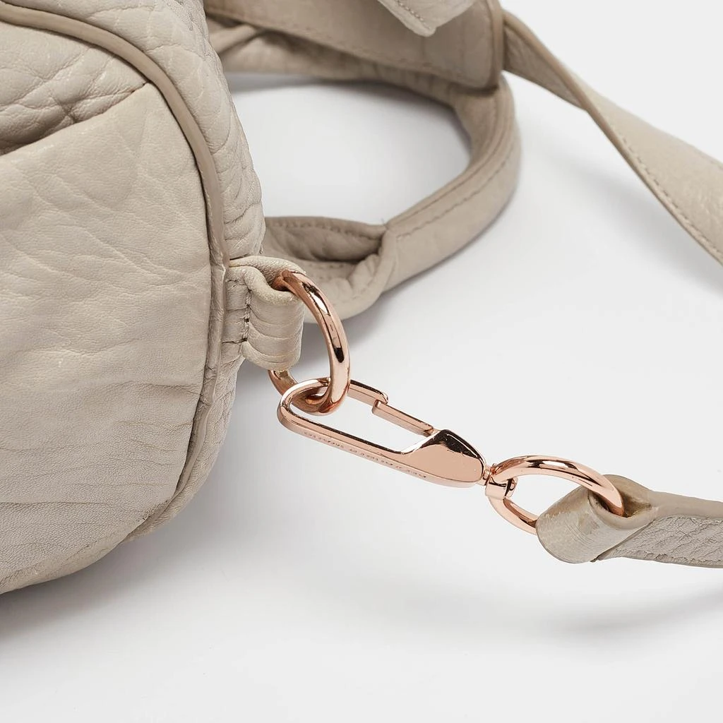 Alexander Wang Alexander Wang Light Grey Pebbled Leather Rocco Bag 9