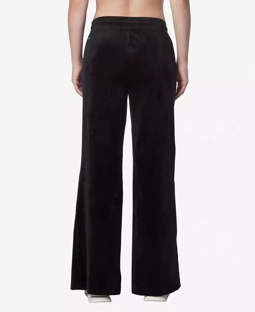 Marc New York by Andrew Marc Women's Full Length Velvet Vented Pants