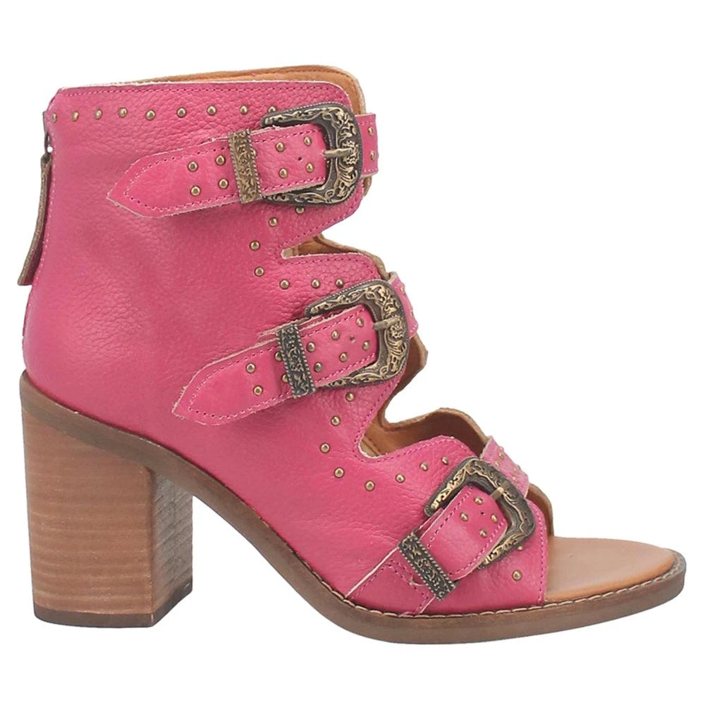 Dingo Ziggy Studded Open Toe Shootie Pumps 1