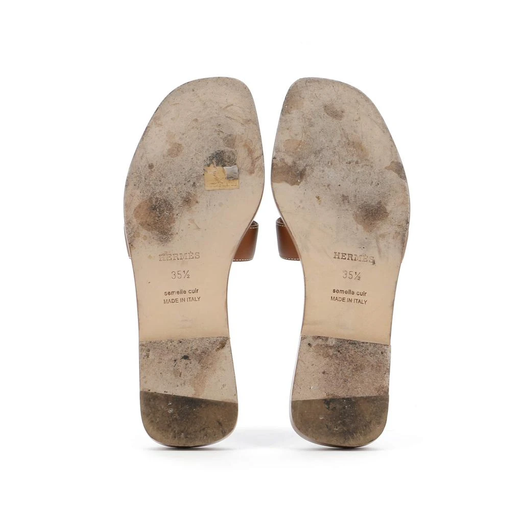 Hermes Women's Oran Sandals Leather 4