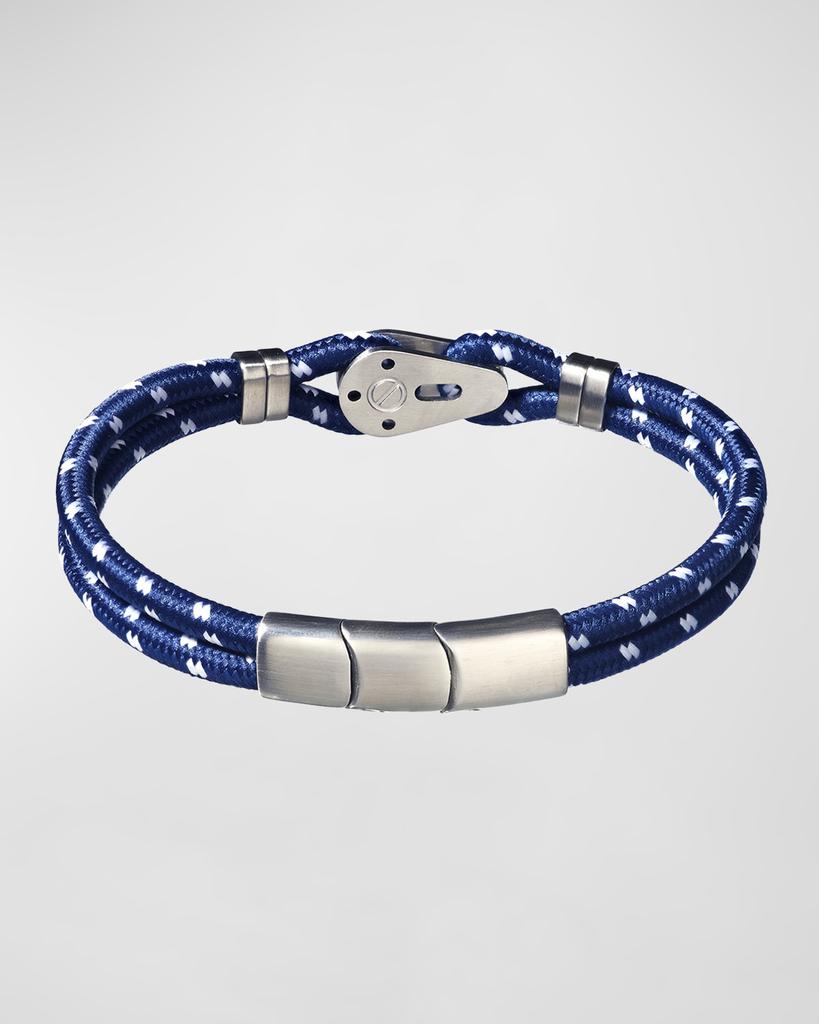 LINK UP Men's Sailing Pulley Nylon Cord Bracelet