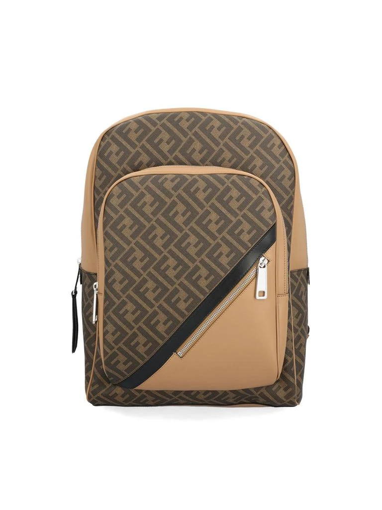 FENDI FF MOTIF BACKPACK Amazon.com | Fendi FF Multicolor FF Camouflage Backpack  main image 3